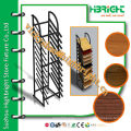 retail store floor cutting board display rack